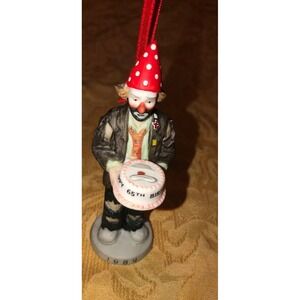 Emmett Kelly Ornament‎ Flambro Happy 65th Birthday 1989 Collectible Clown 5-1/8"